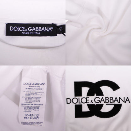 Dolce & Gabbana Sweatshirt Long Sleeve DG Logo Top Cotton White 36 — view 7