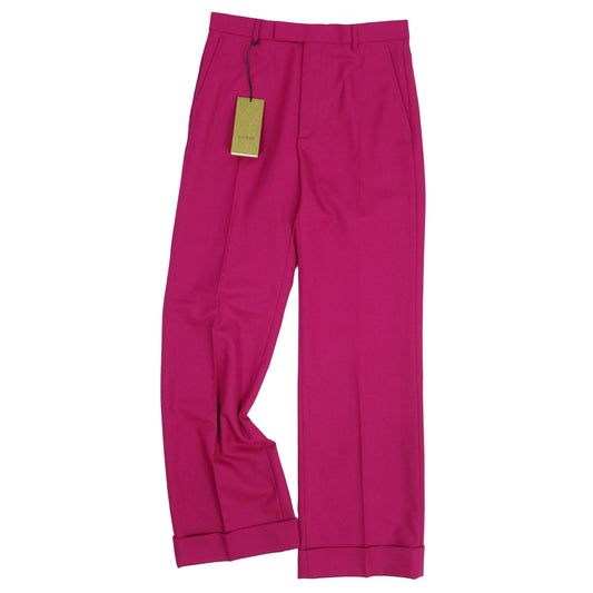 Gucci Pants Long Trousers Wool Purple 46