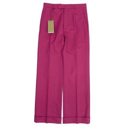 Gucci Pants Long Trousers Wool Purple 46 — view 2