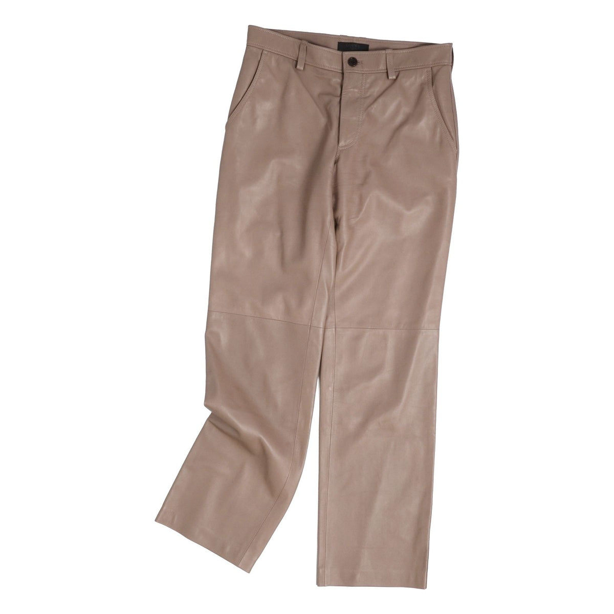 Loewe Pants Leather Long Beige 40