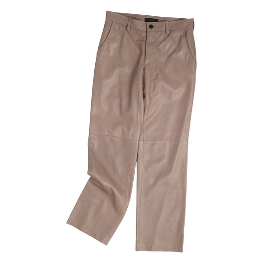Loewe Pants Leather Long Beige 40