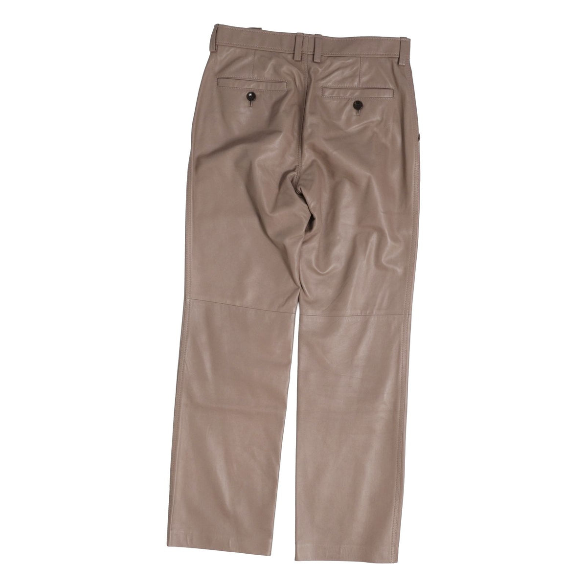 Loewe Pants Leather Long Beige 40 — view 4