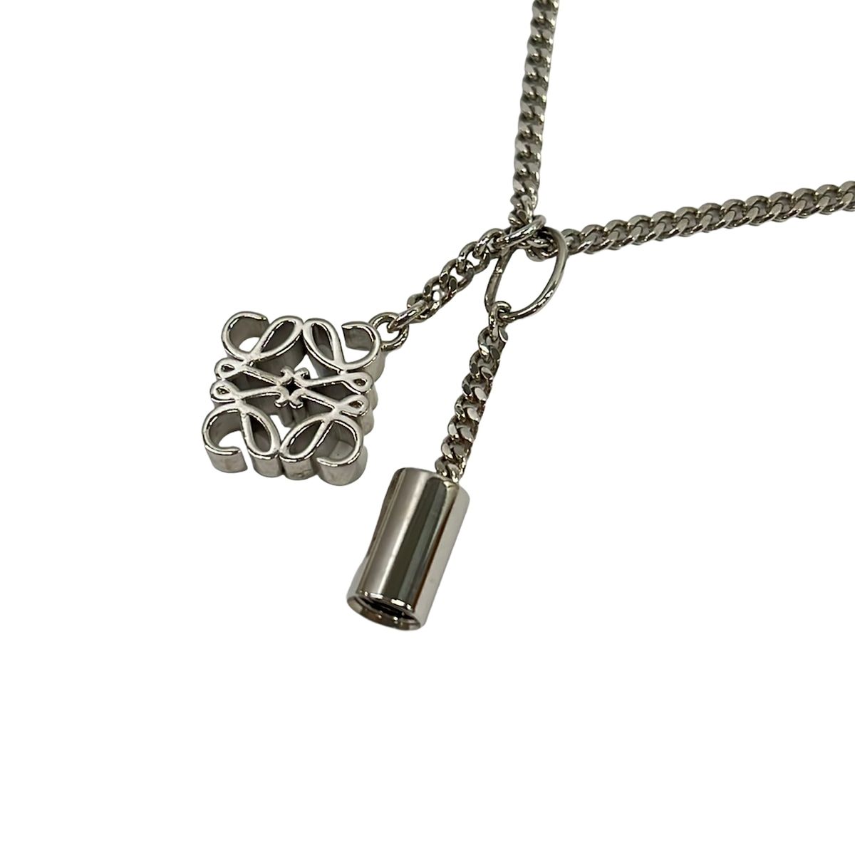 Loewe Necklace Personalization Silver Anagram Charm