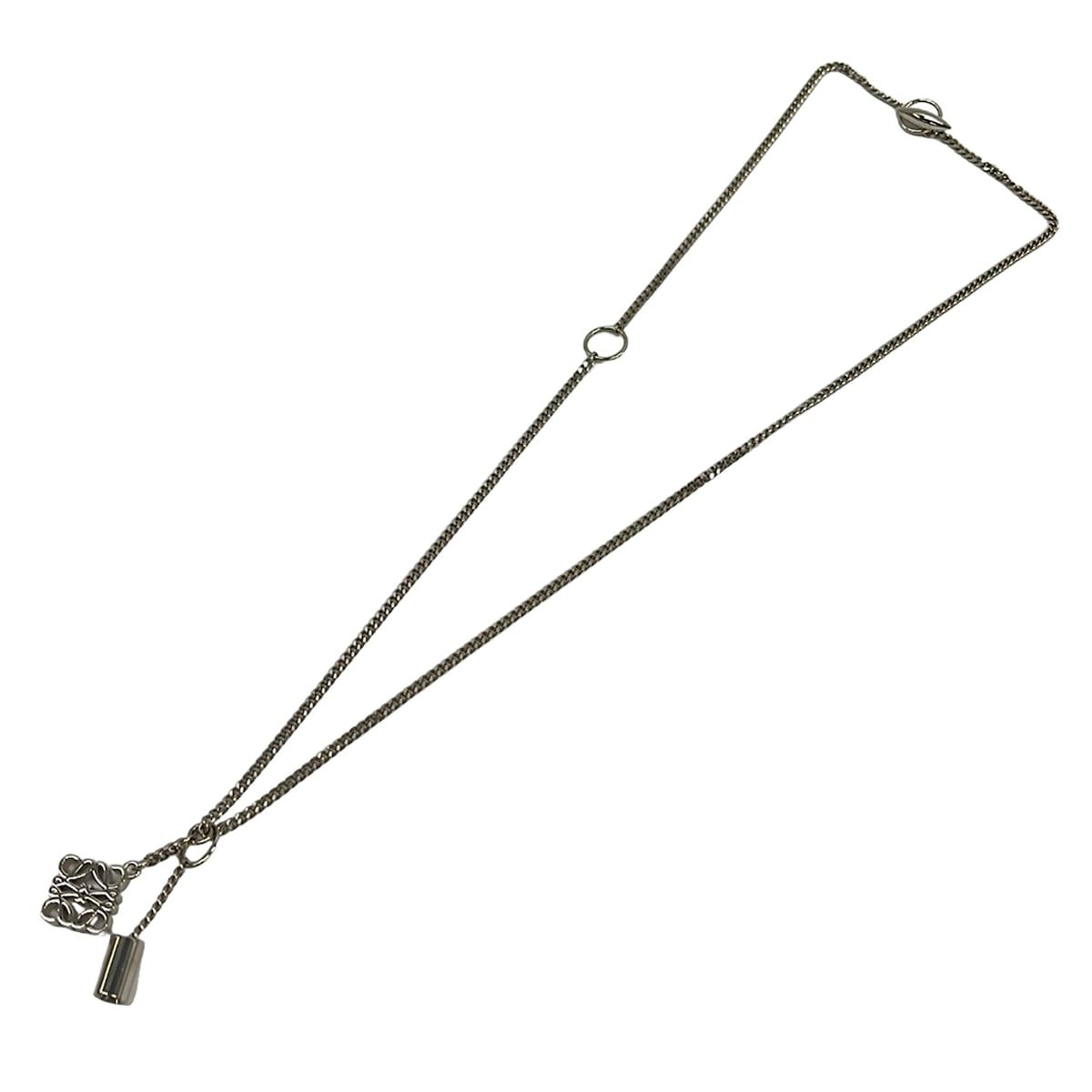 Loewe Necklace Personalization Silver Anagram Charm — view 2