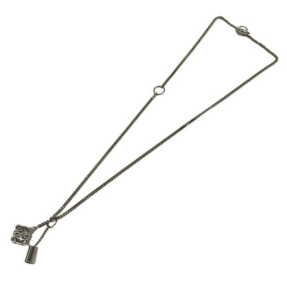 Loewe Necklace Personalization Silver Anagram Charm — view 2