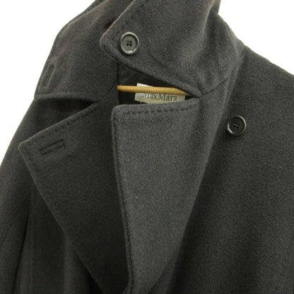 Max Mara Gioia Trench Coat Double Breasted Cashmere Blend Wool Belt — view 4