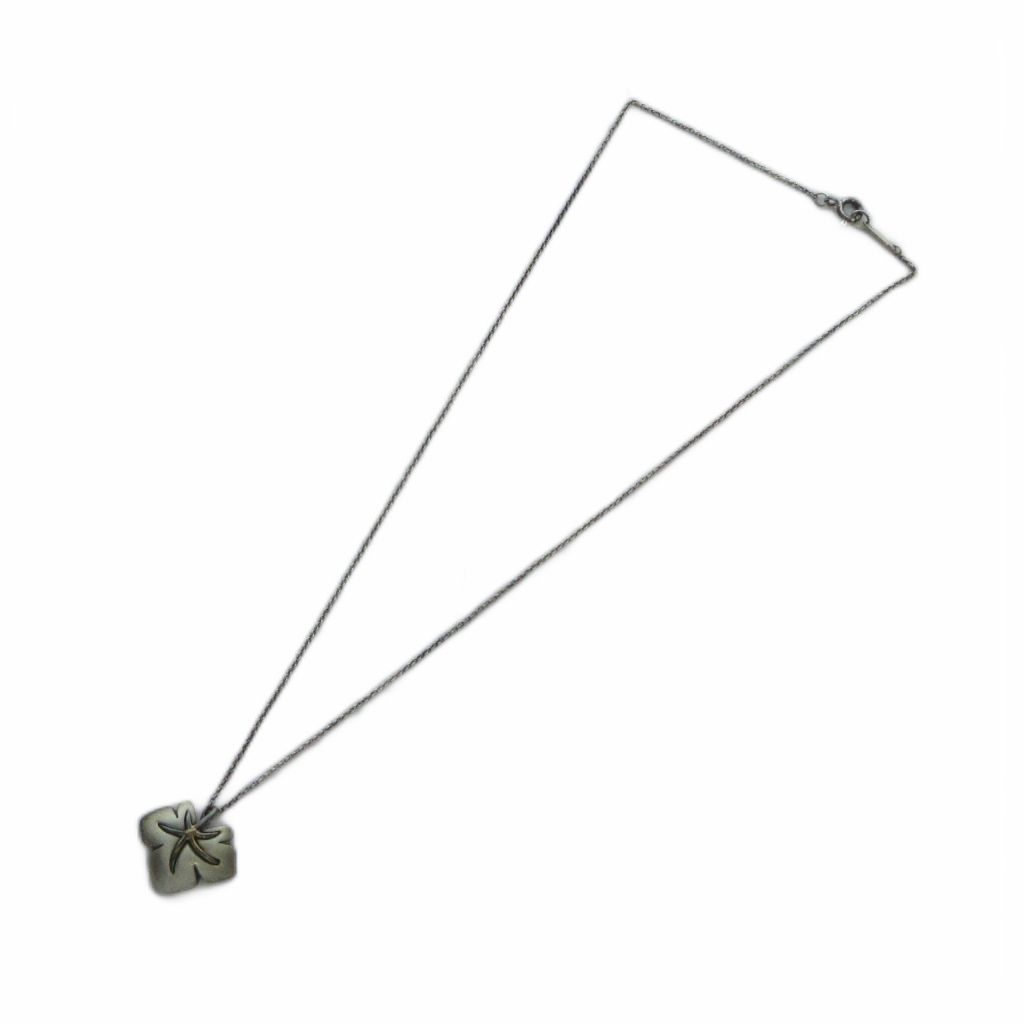 Tiffany & Co Nature Leaf Pendant Logo Silver — view 3