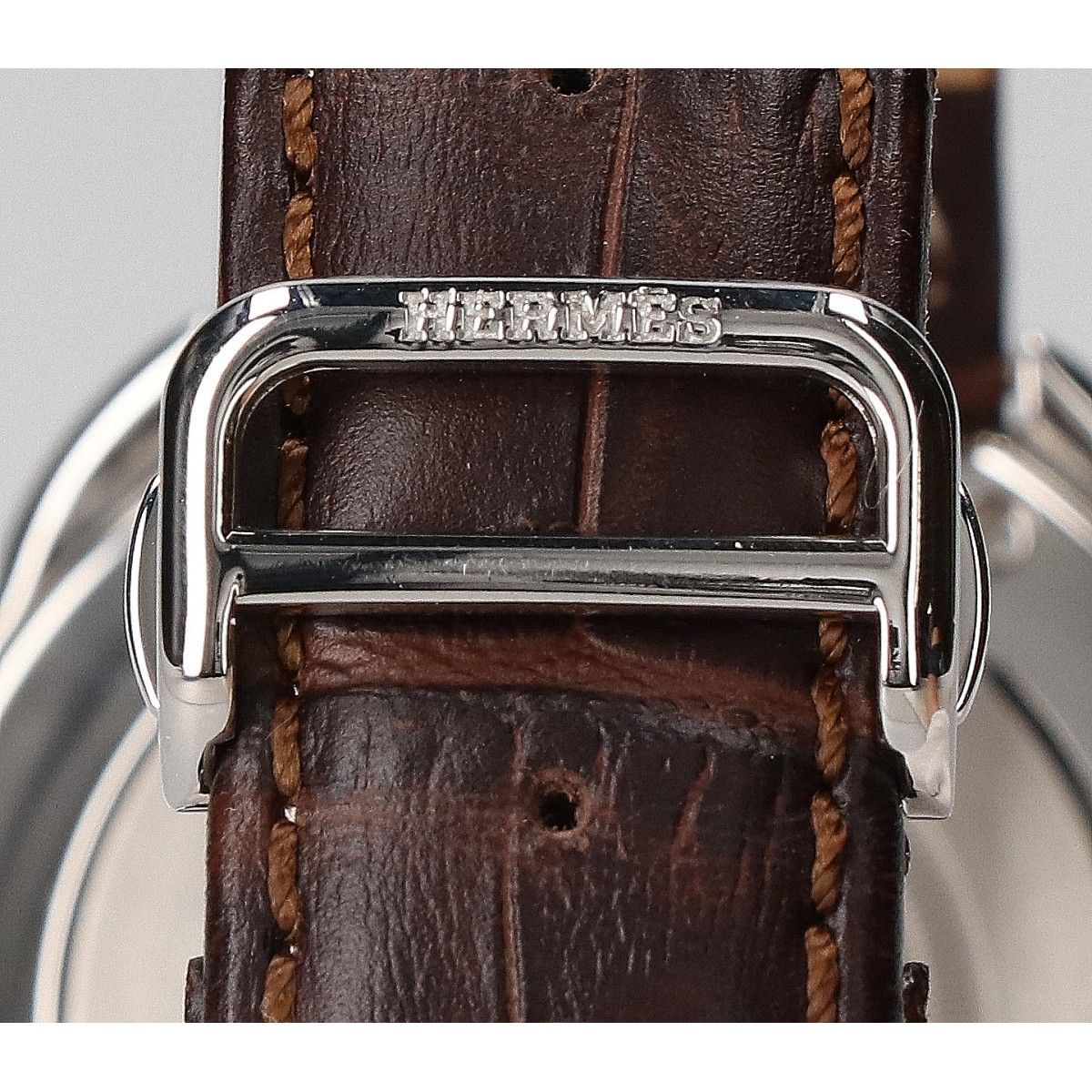 Hermes Brown Dial Arceau Chronograph Automatic — view 7