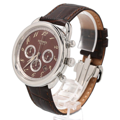 Hermes Brown Dial Arceau Chronograph Automatic — view 3