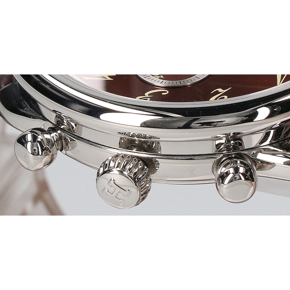 Hermes Brown Dial Arceau Chronograph Automatic — view 8