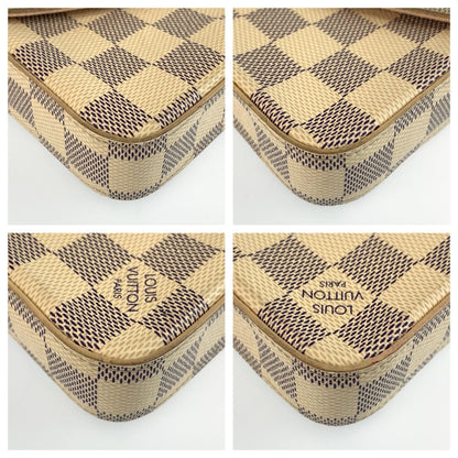 Louis Vuitton Damier Azur Pochette Felicie Shoulder Bag Chain Wallet — view 5