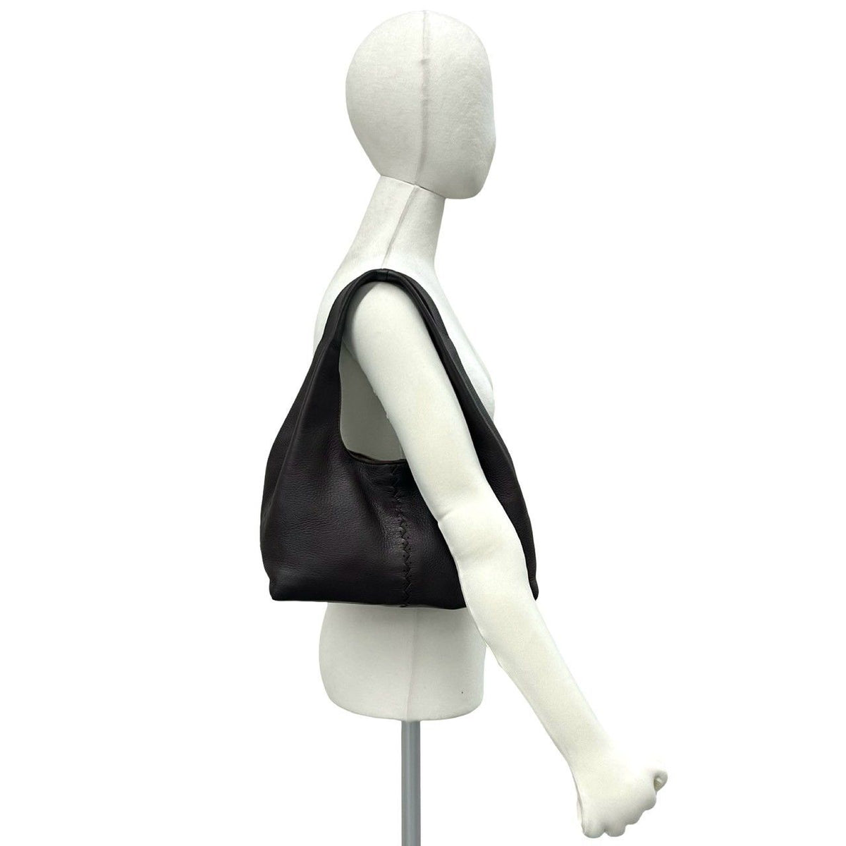 Bottega Veneta Leather Shoulder Bag Tote Brown — view 2