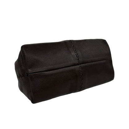 Bottega Veneta Leather Shoulder Bag Tote Brown — view 7
