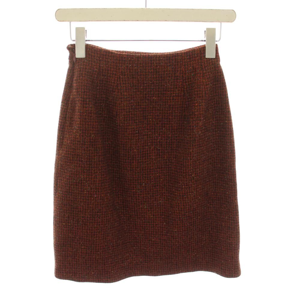 Dior Mademoiselle Suit Set Top and Bottom Tweed Jacket Skirt Knee-Length Flare — view 6