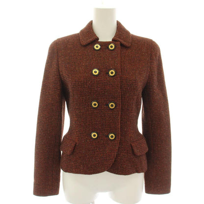 Dior Mademoiselle Suit Set Top and Bottom Tweed Jacket Skirt Knee-Length Flare — view 2
