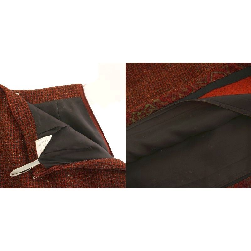 Dior Mademoiselle Suit Set Top and Bottom Tweed Jacket Skirt Knee-Length Flare — view 8