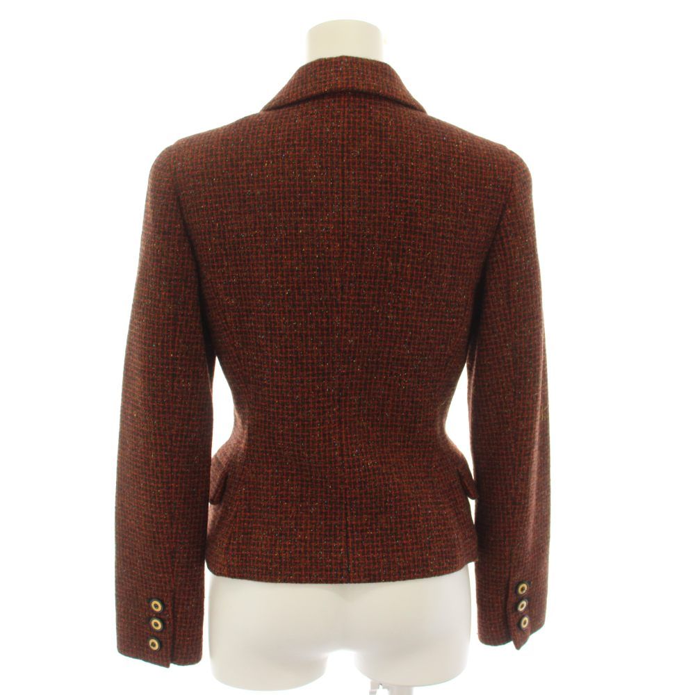 Dior Mademoiselle Suit Set Top and Bottom Tweed Jacket Skirt Knee-Length Flare — view 3