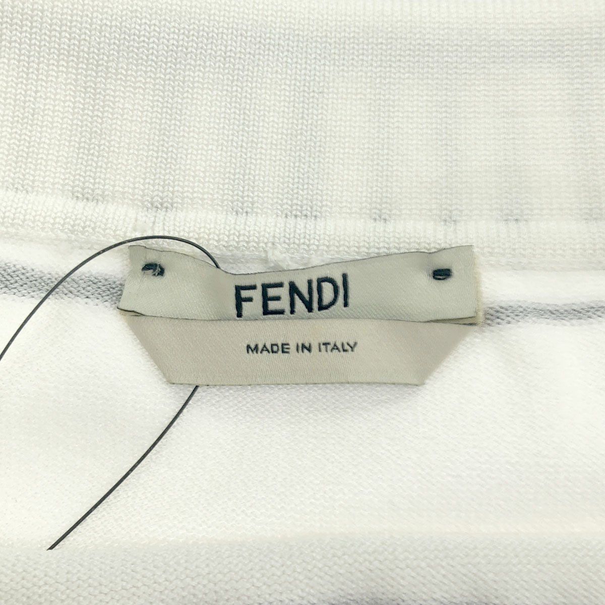 Fendi Joshua Vides Trompe L'oeil Print Rayon Skirt White 40 — view 3