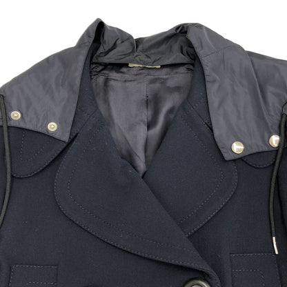 Miu Miu Double Breasted Short Coat Navy 38 — view 4