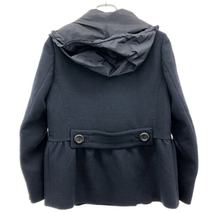 Miu Miu Double Breasted Short Coat Navy 38 — view 2