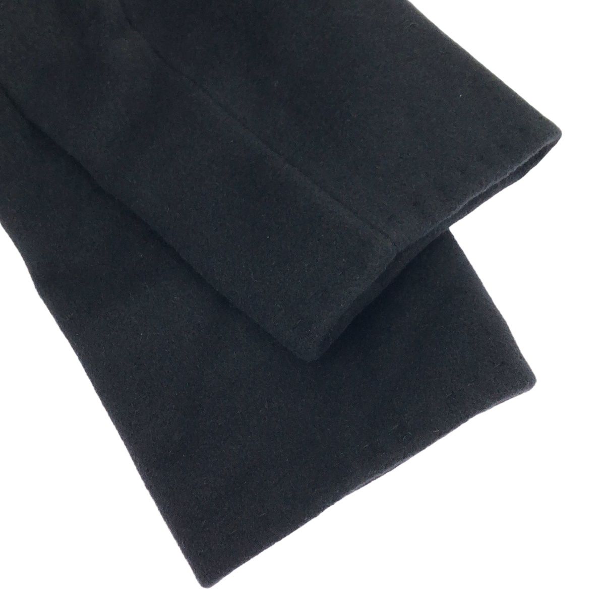 Max Mara Angora Wool Belted Coat Black 38 — view 5