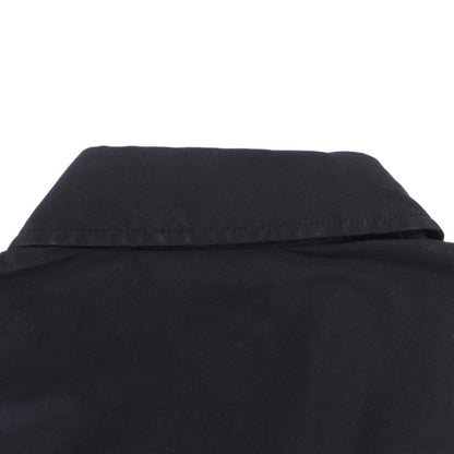 Prada Sleeveless Shirt Regular Color Tight Silhouette Cotton Navy 40 — view 6