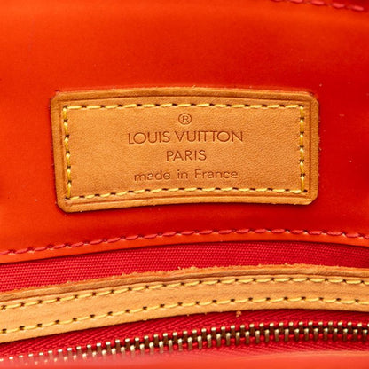 Louis Vuitton Monogram Vernis Reade PM Handbag Rouge Red Patent Leather — view 5