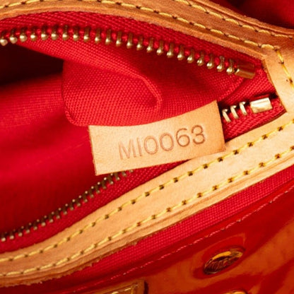 Louis Vuitton Monogram Vernis Reade PM Handbag Rouge Red Patent Leather — view 6