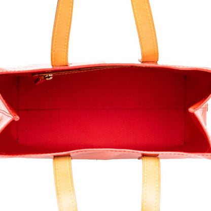 Louis Vuitton Monogram Vernis Reade PM Handbag Rouge Red Patent Leather — view 4