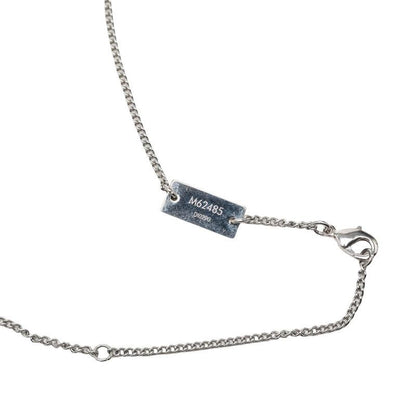 Louis Vuitton Ring Necklace Monogram Chain Pendant Silver Metal — view 5