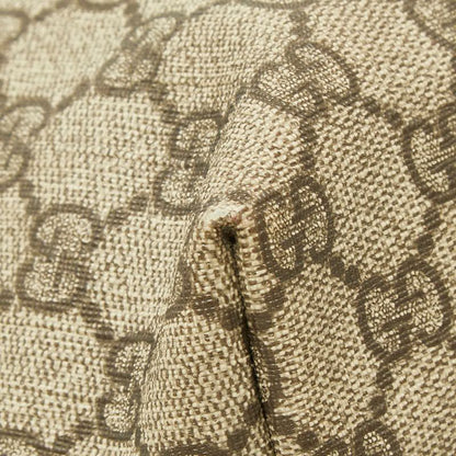 Gucci GG Supreme Tote Shoulder Bag Beige Leather — view 7