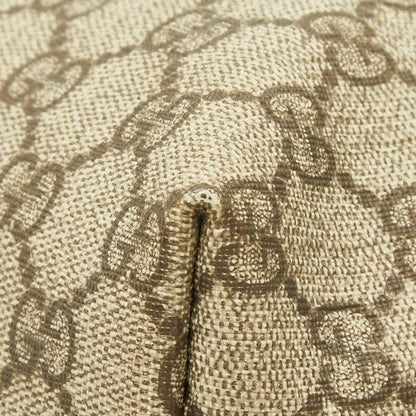 Gucci GG Supreme Tote Shoulder Bag Beige Leather — view 6