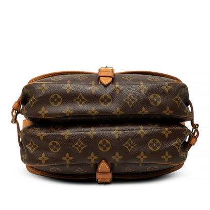 Louis Vuitton Monogram Saumur 30 Crossbody Shoulder Bag Brown Leather — view 3