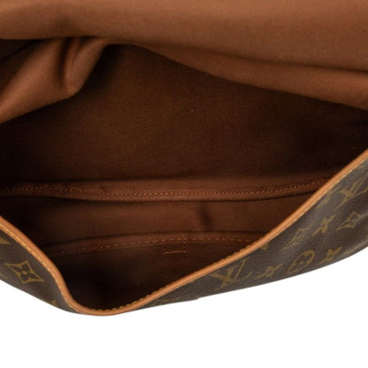 Louis Vuitton Monogram Saumur 30 Crossbody Shoulder Bag Brown Leather — view 4