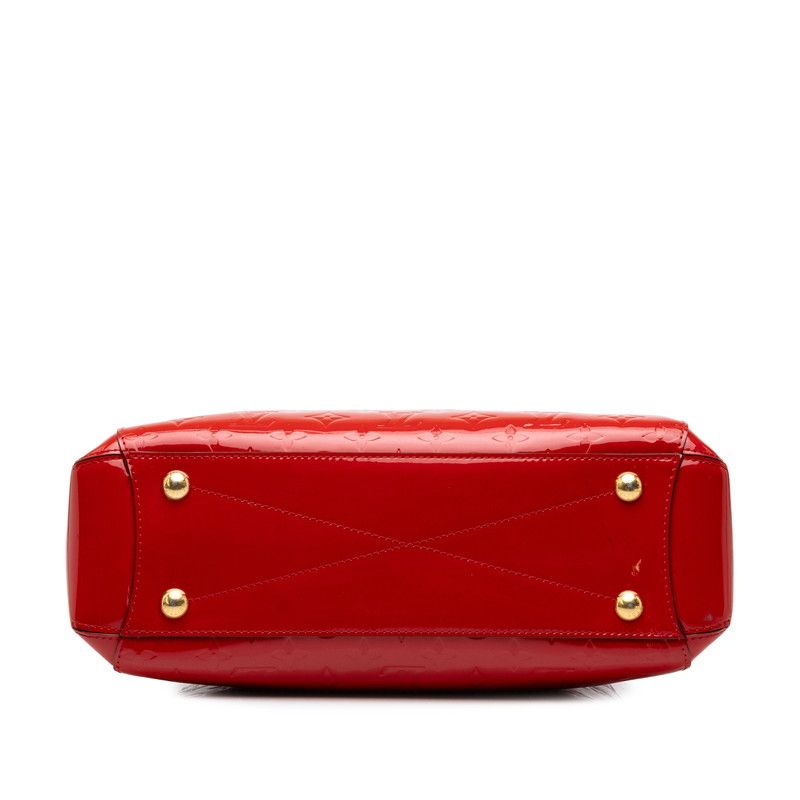 Louis Vuitton Monogram Vernis Montaigne MM 2-Way Shoulder Bag Cerise Patent — view 3