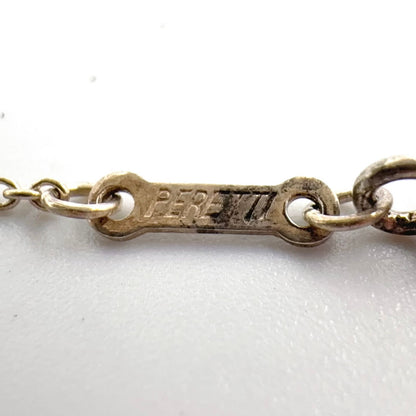 Tiffany & Co Alphabet Letter Silver Necklace — view 5