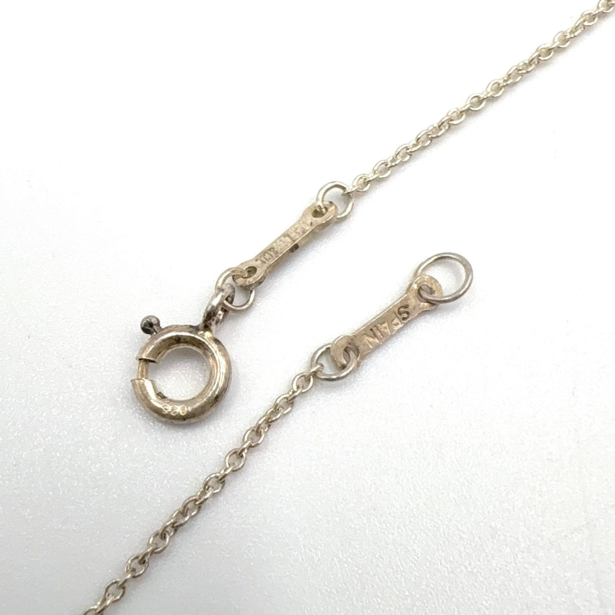Tiffany & Co Alphabet Letter Silver Necklace — view 8