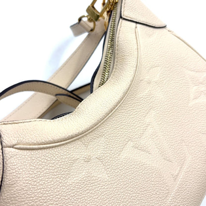 Louis Vuitton Bagatelle Shoulder Leather Ivory Handbag Gold — view 5