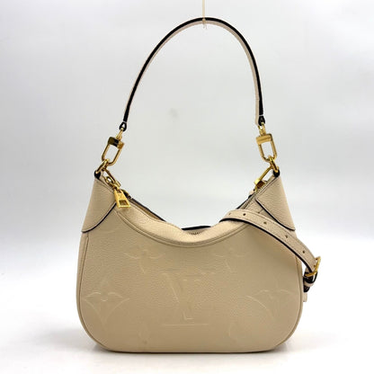 Louis Vuitton Bagatelle Shoulder Leather Ivory Handbag Gold
