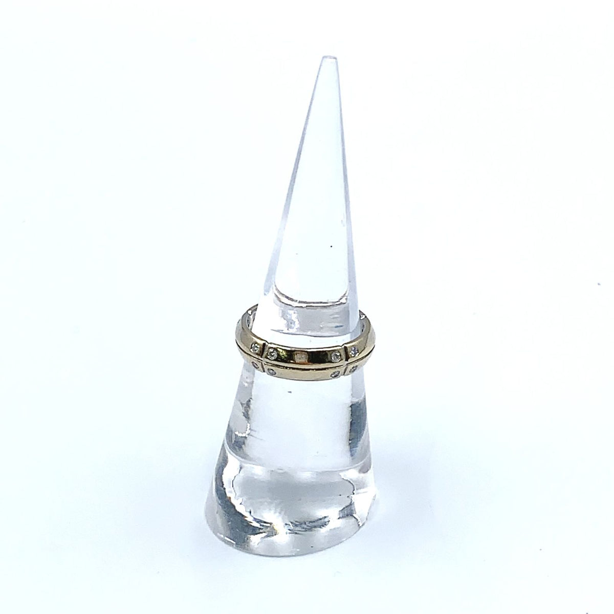Tiffany & Co Streamerica Diamond Gold Ring — view 6