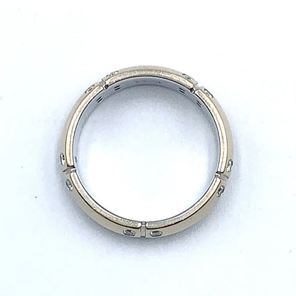 Tiffany & Co Streamerica Diamond Gold Ring — view 3