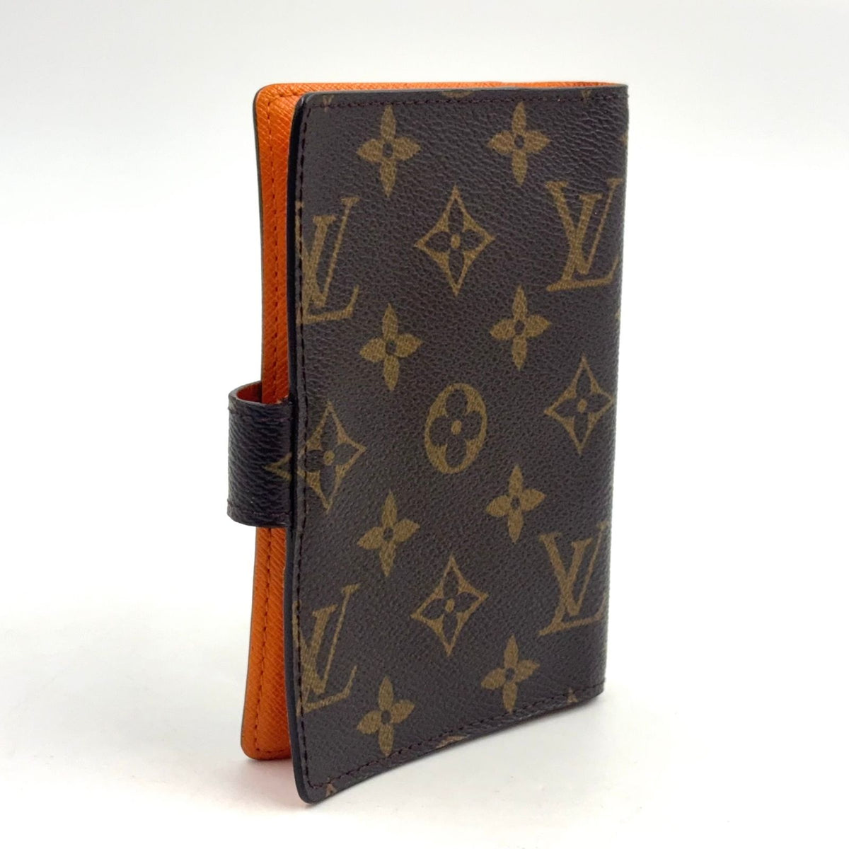 Louis Vuitton Agenda Koala PM Leather Orange Brown Cover Gold — view 2
