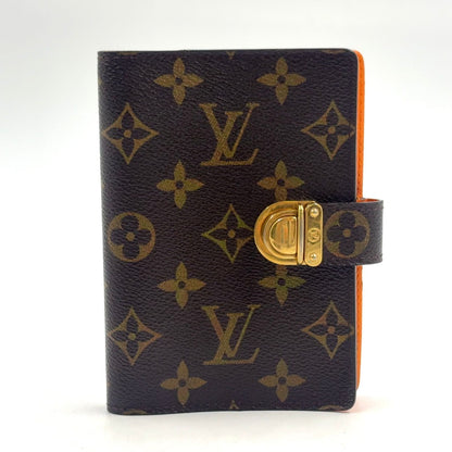 Louis Vuitton Agenda Koala PM Leather Orange Brown Cover Gold
