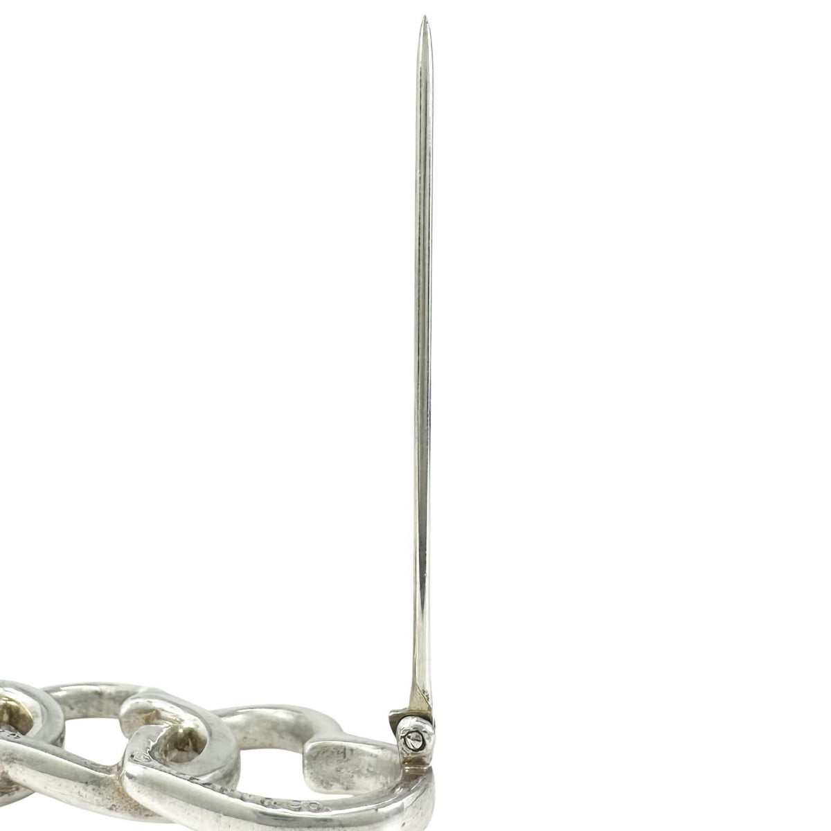 Tiffany & Co Triple Heart 925 Sterling Silver Brooch — view 4