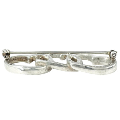Tiffany & Co Triple Heart 925 Sterling Silver Brooch — view 3