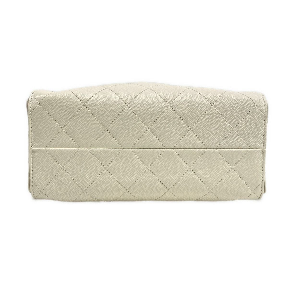 Chanel Shoulder Bag 25 Mini Ecru Vintage Gold Chain — view 5
