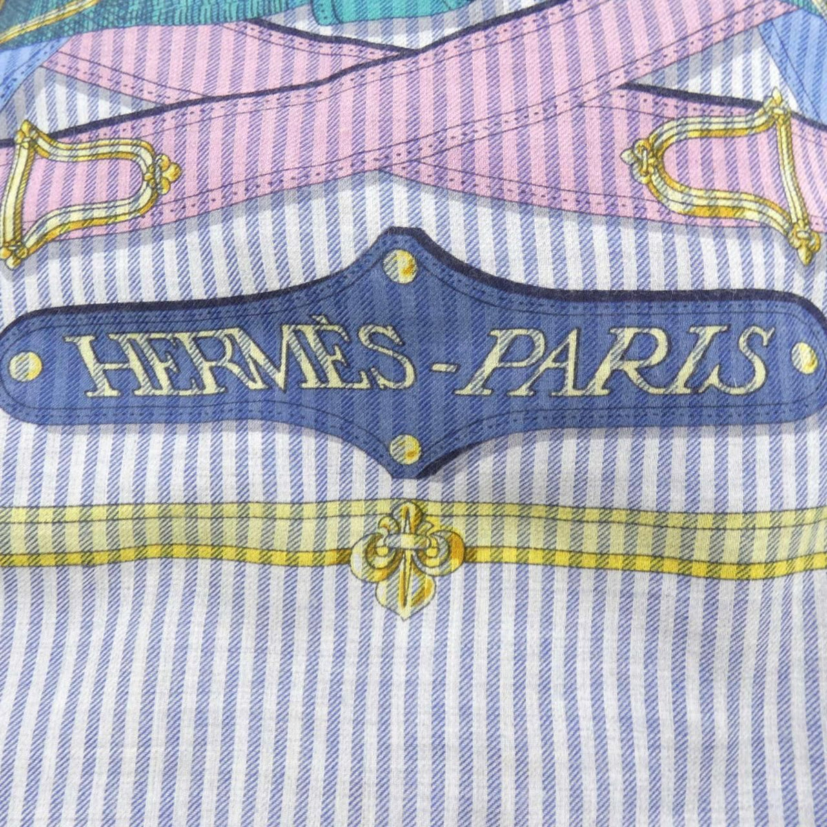 Hermes Cavalcadour Rayure Carre Geant 140 Shawl Scarf — view 4