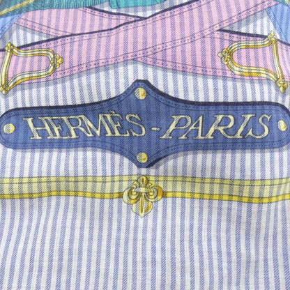 Hermes Cavalcadour Rayure Carre Geant 140 Shawl Scarf — view 4