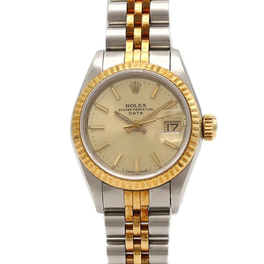 Rolex Oyster Perpetual Date Stainless Steel Yellow Gold Automatic