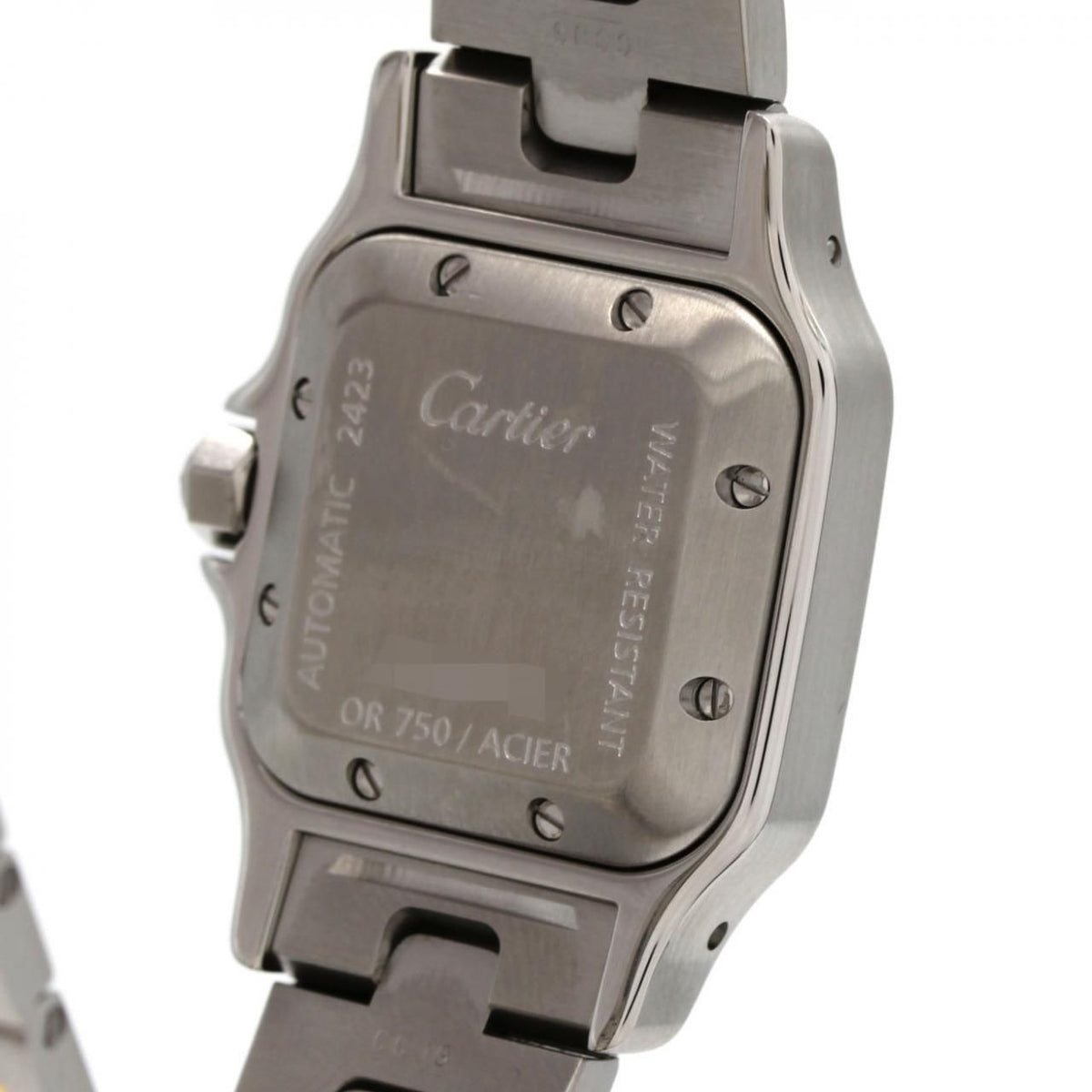 Cartier Santos Galbee SM Stainless Steel Yellow Gold Automatic — view 6